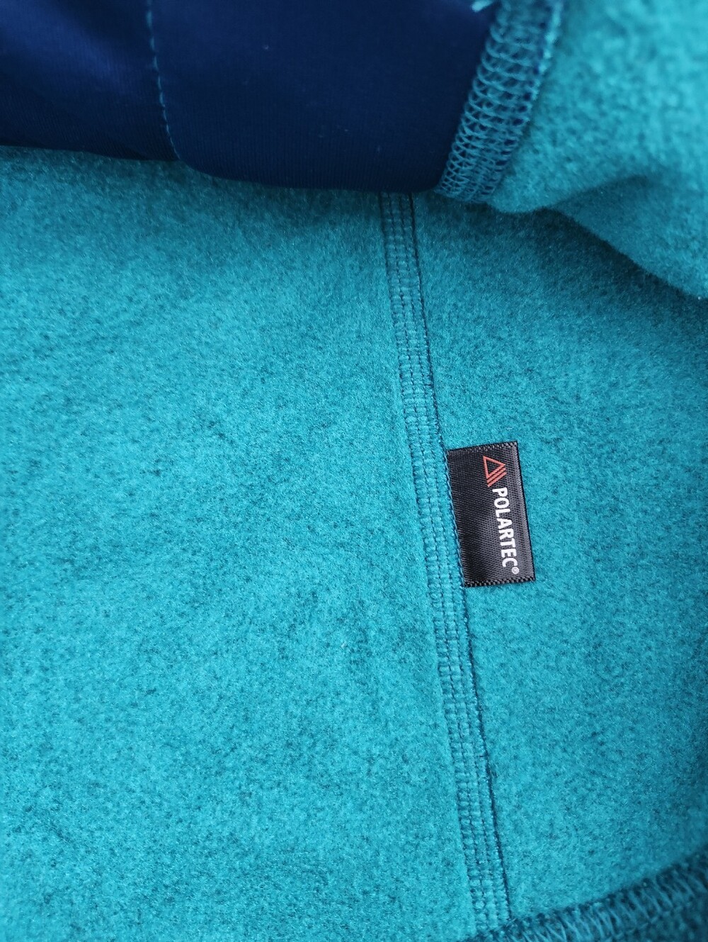 DULUTH TRADING Womens Plus Size 2XL Polartec Fleece Sweater Vest Bright Teal NWT - Picture 6 of 9